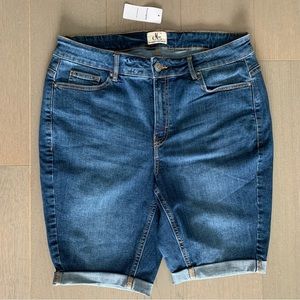 Penningtons d/C Blue Rolled Hem Jean Bermuda Shorts